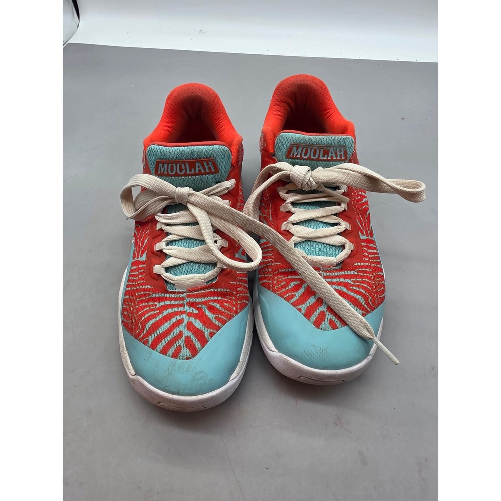 Moolah Kicks Neovolt Low MK1 Womens Basketball Shoes Orange Blue 7.5 212007034